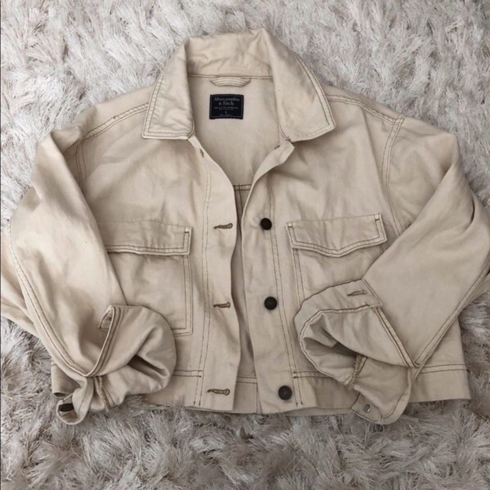 off white cropped jacket